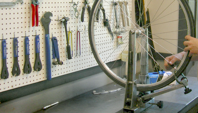 Inside of Dealer Bike Shop