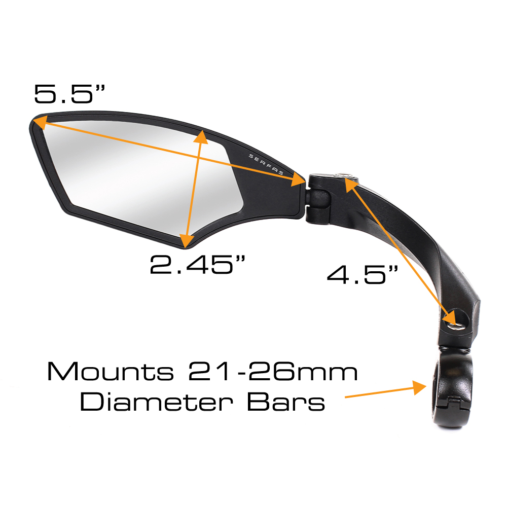 Serfas Left Handlebar Mirror - Image 2